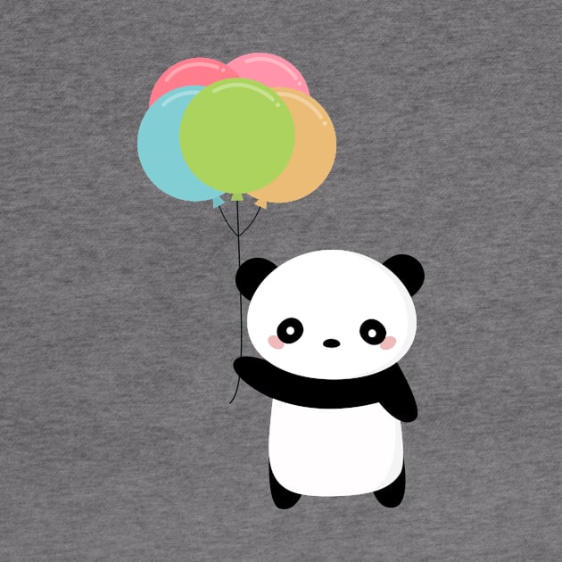 Cute Panda T-Shirt by happinessinatee